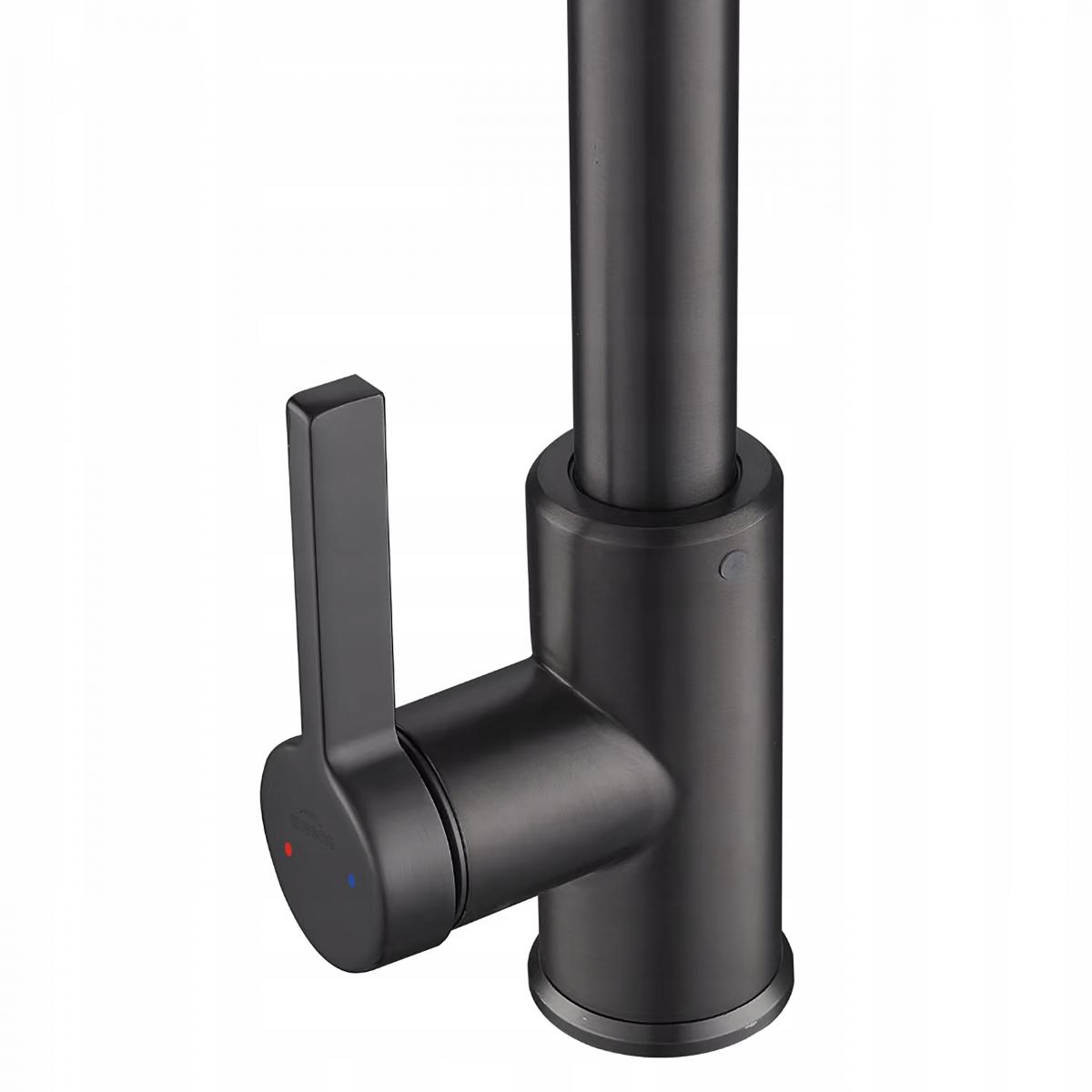 INVENA BATERIA ZLEWOZMYWAKOWA NELIA 4-FUNKCYJNA INVENA TREND, CZARNA