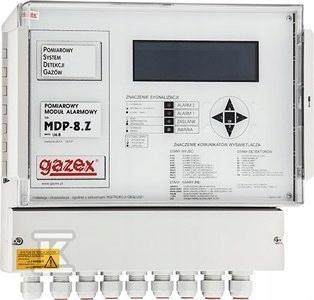 GAZEX Moduł alarmowy pomiarowy MDP-8/M 8 wej.,zasilanie 230V, port RS-485