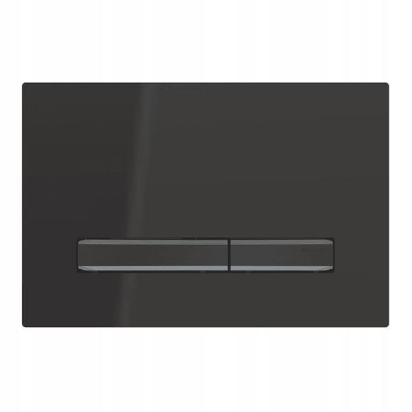 Przycisk uruchamiający GEBERIT Sigma50 przedni czarny/czarny chrom