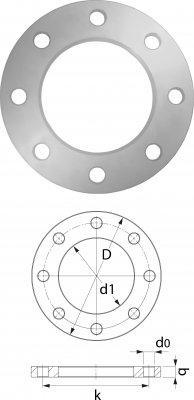 KAN-therm Kołnierz stalowy PN16 - 90 DN80