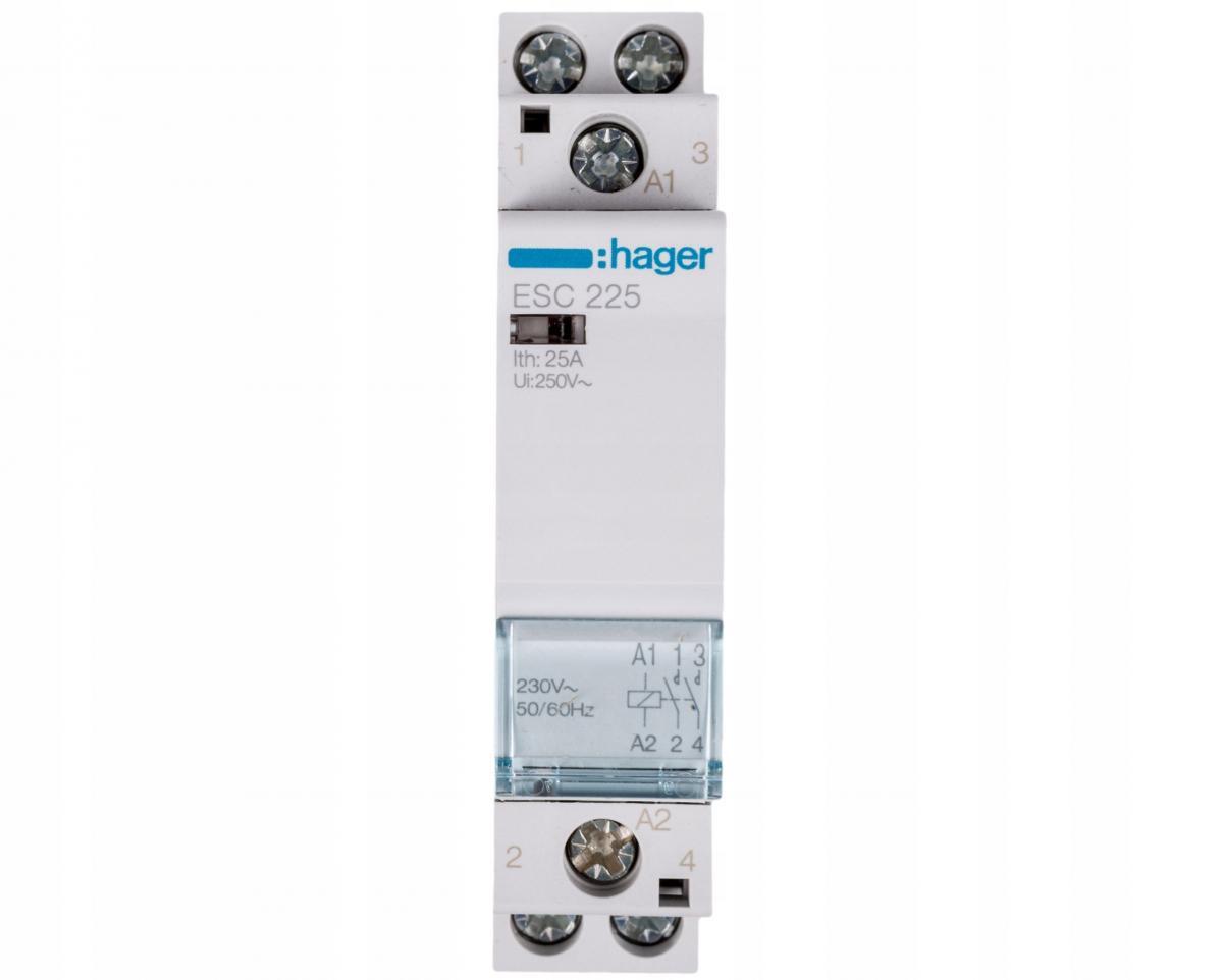 HAGER Stycznik 2NO 25A 230V AC