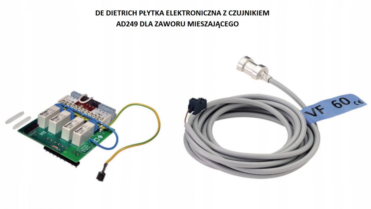 DE DIETRICH PŁYTKA + CZUJNIK DLA JEDNEGO ZAWORU MIESZAJĄCEGO 48h