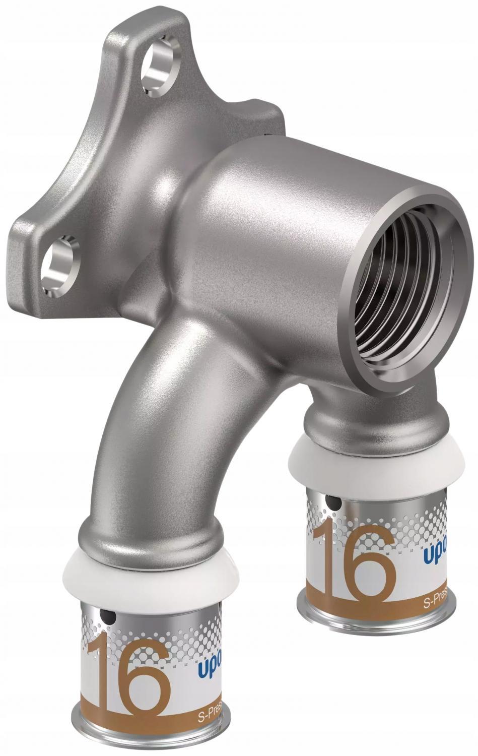 Uponor S-Press PLUS U-kolano naścienne 16-Rp1/2FT-16