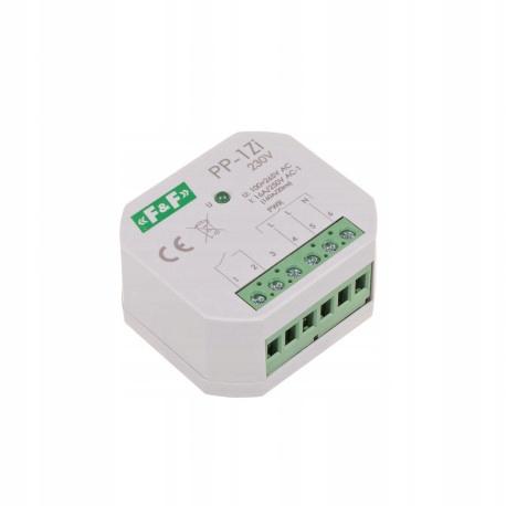 Przekaźnik elektromagnetyczny, 1Z 16A, montaż podtynkowy,U=100-265V AC,styk