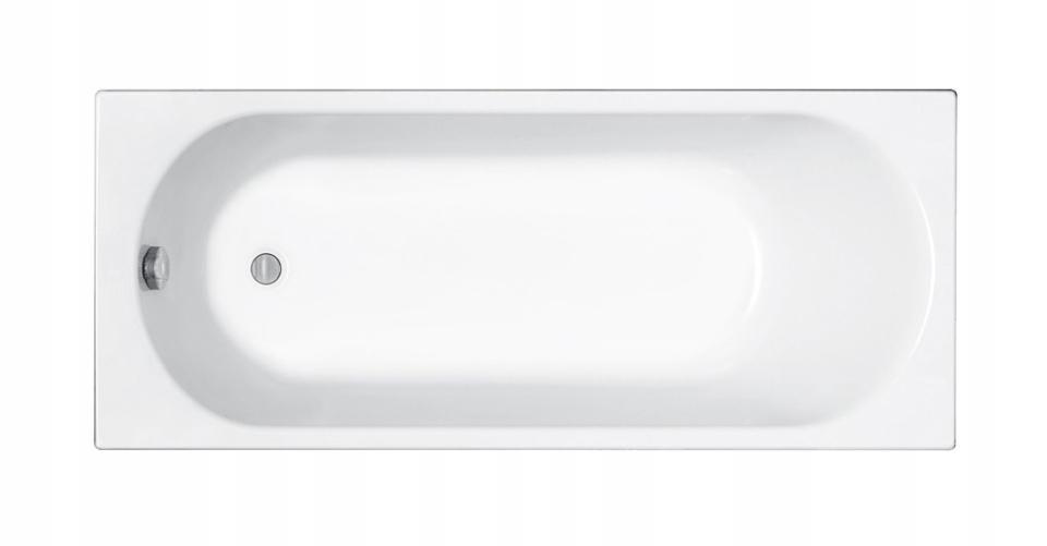 KOŁO Wanna akrylowa prostokątna GEBERIT Opal Plus 1500 700 mm biała