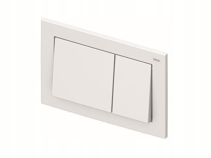 Przycisk spłukujący TECE base podwójny do WC z tworz sztucz biały