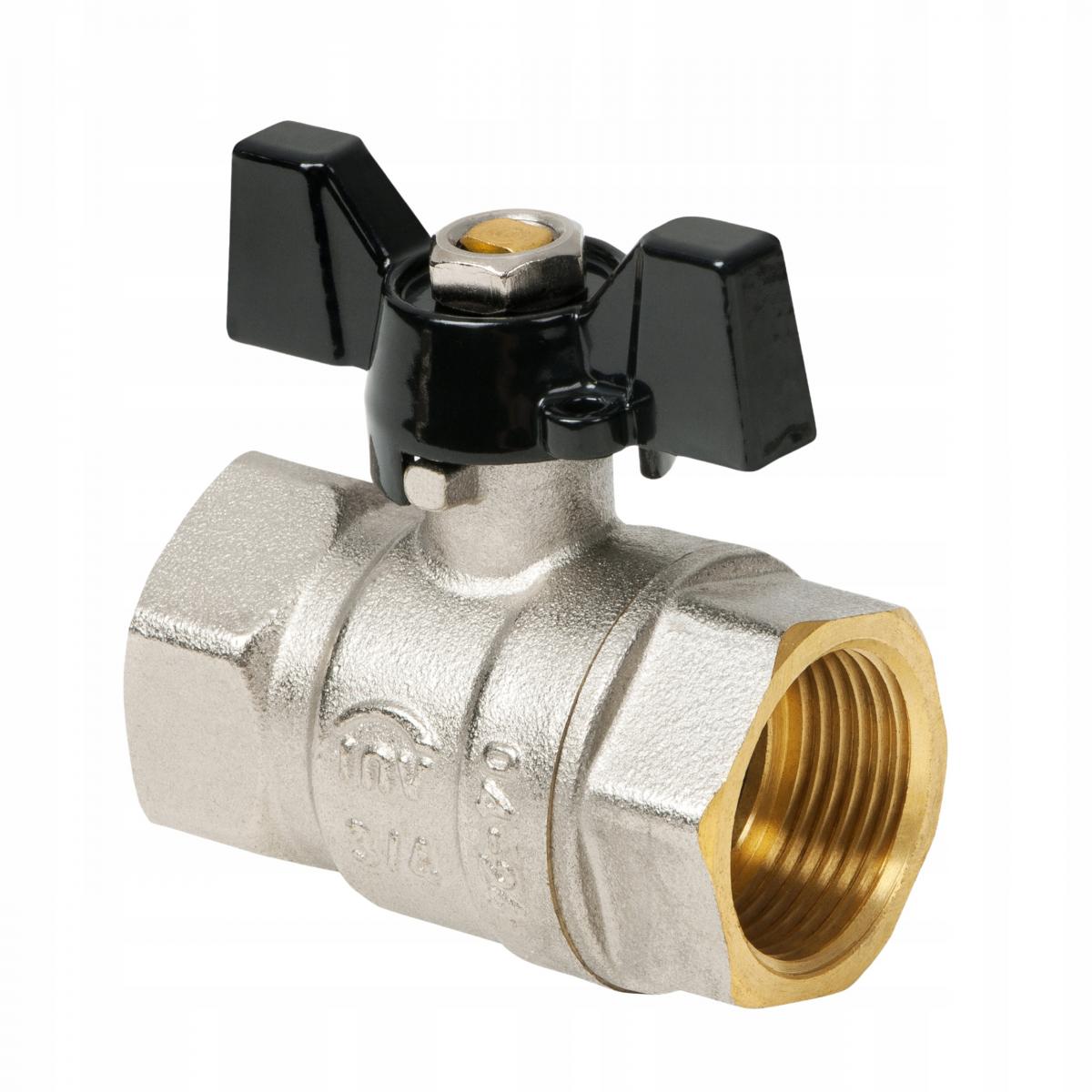 INVENA ZAWÓR KULOWY WODNY WW Z MOTYL. TYP CIĘŻKI GLADIATOR PROV 1