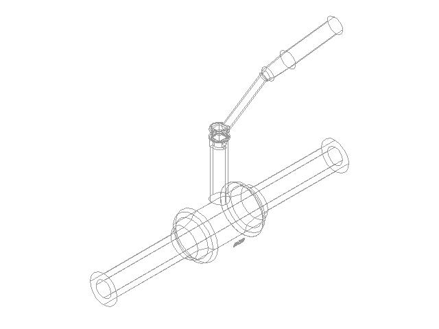 DANFOSS Zawór kulowy JIP z końcówkami do wspawania, PN40, DN20
