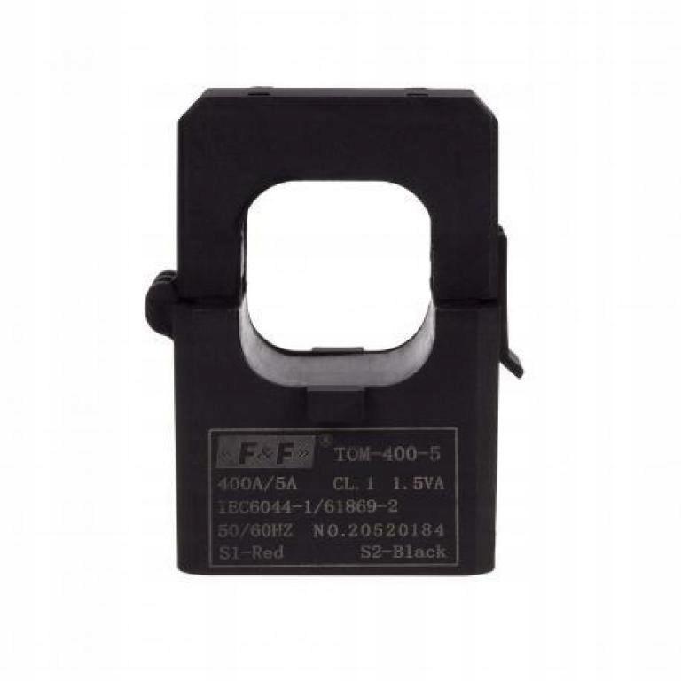 F&F Miniaturowy przekładnik prądowy z otwieranym rdzeniem 500-5A TOM-500-5