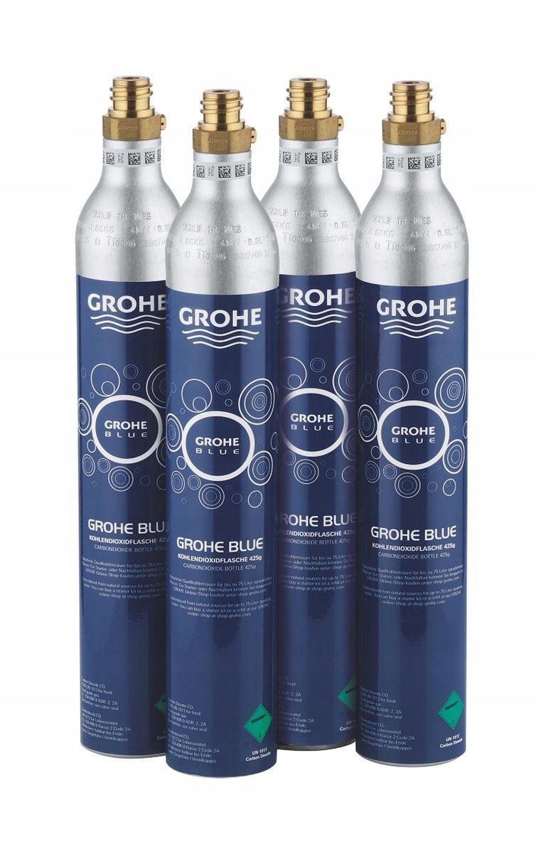GROHE Zestaw startowy butli CO2, 4x425 g. Grohe Blue