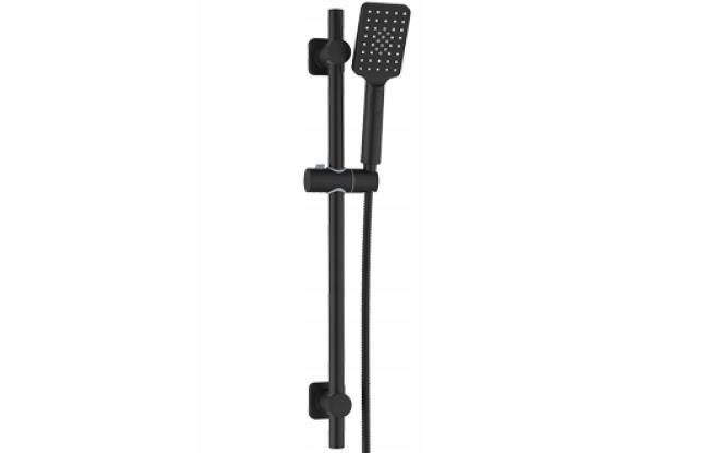 VALVEX LOFT BLACK Zestaw natryskowy przesuwny, 3-funkcyjny