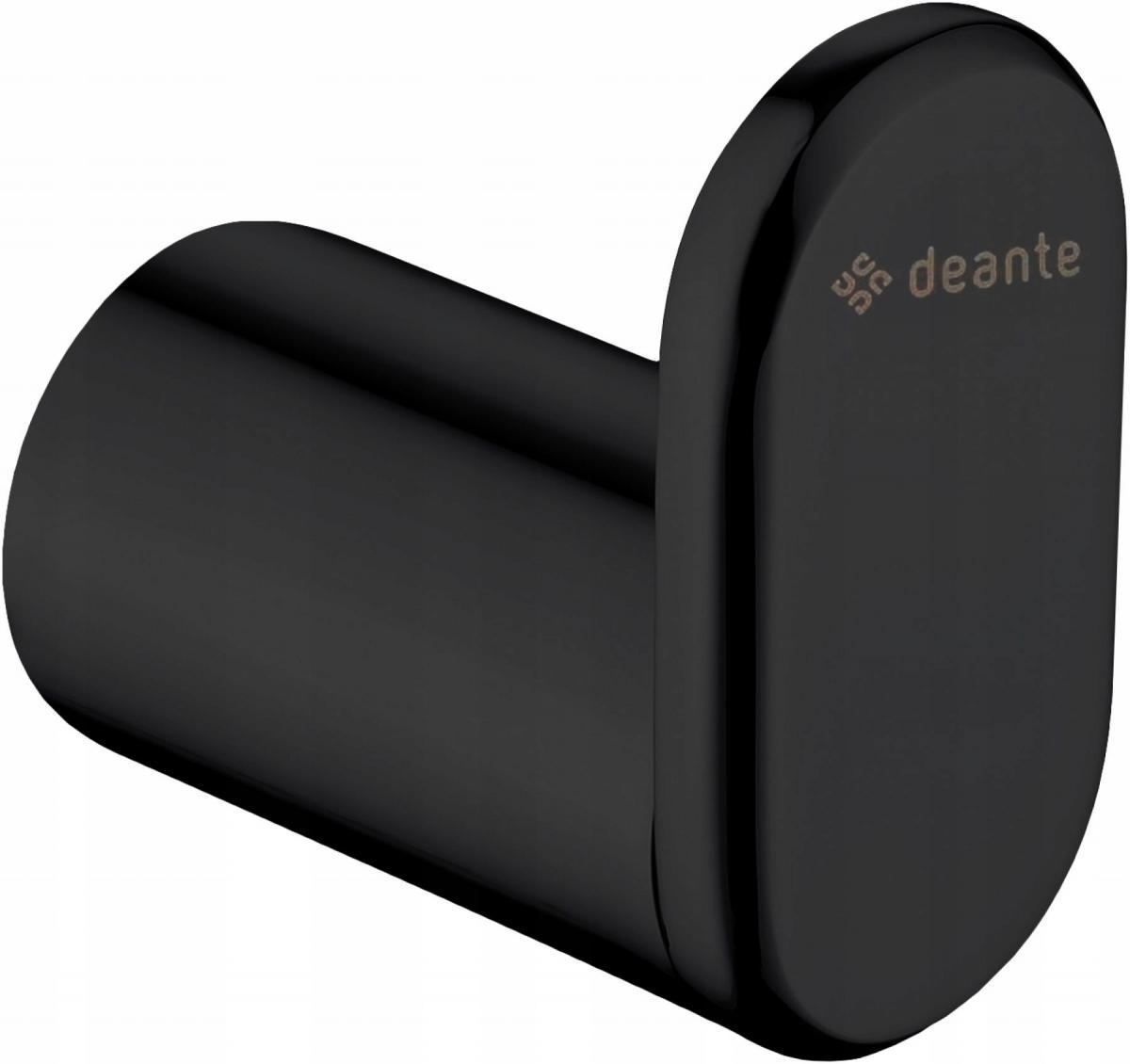 DEANTE Haczyk pojedynczy Round, nero