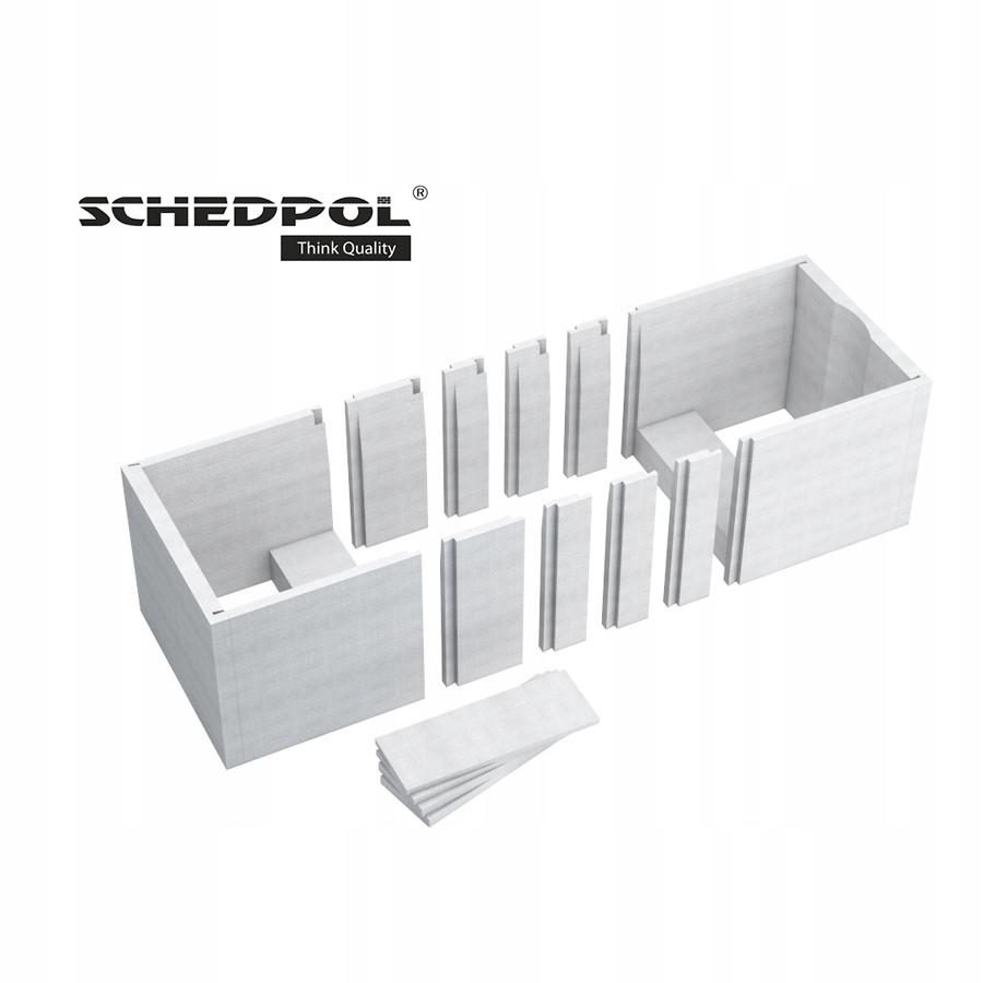 Nośnik do wanien prostokątnych 1.029-LED Stabilsound LED 140-170x75x61cm