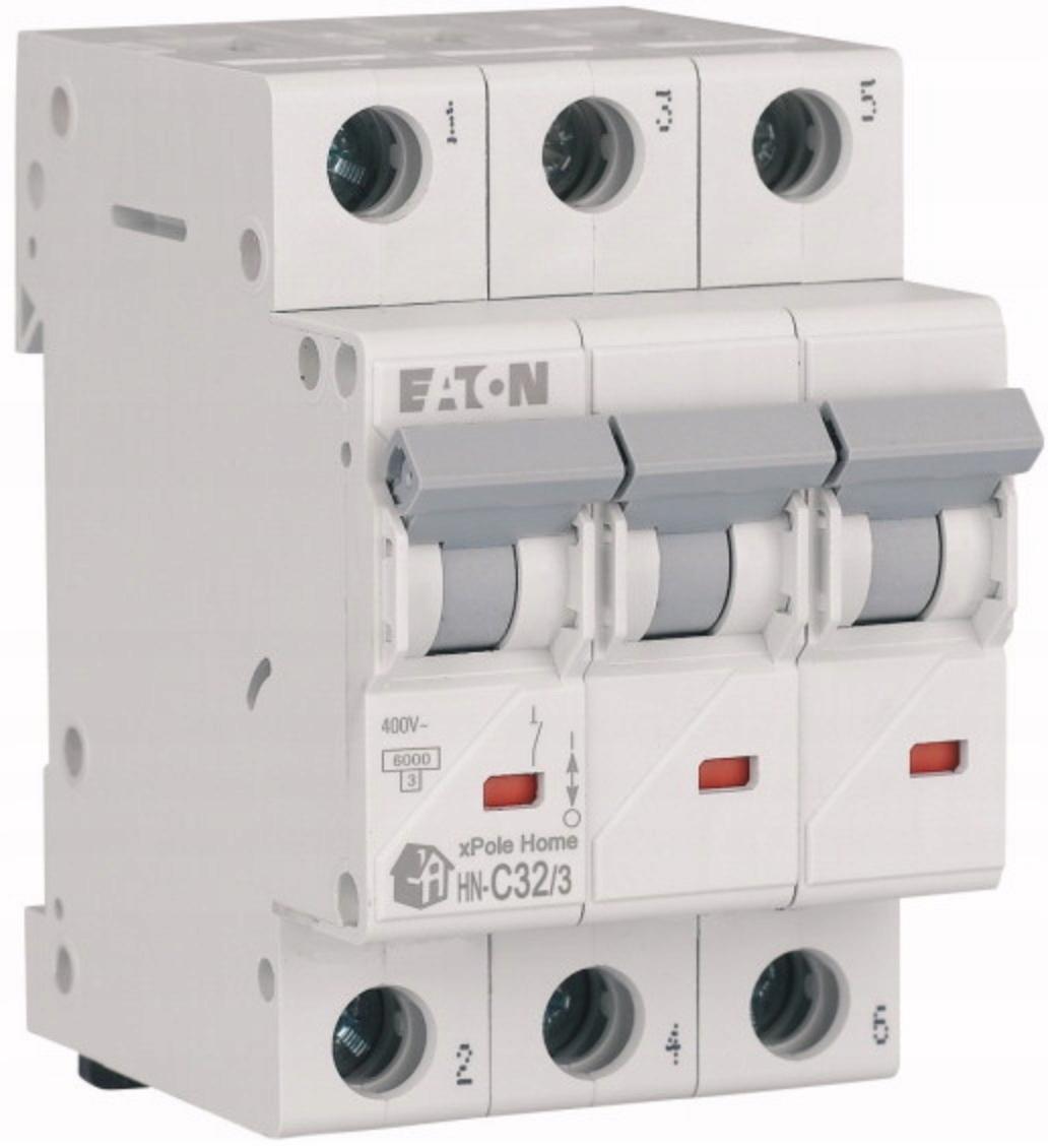 EATON Wyłącznik nadprądowy 6kA HN-C32/3