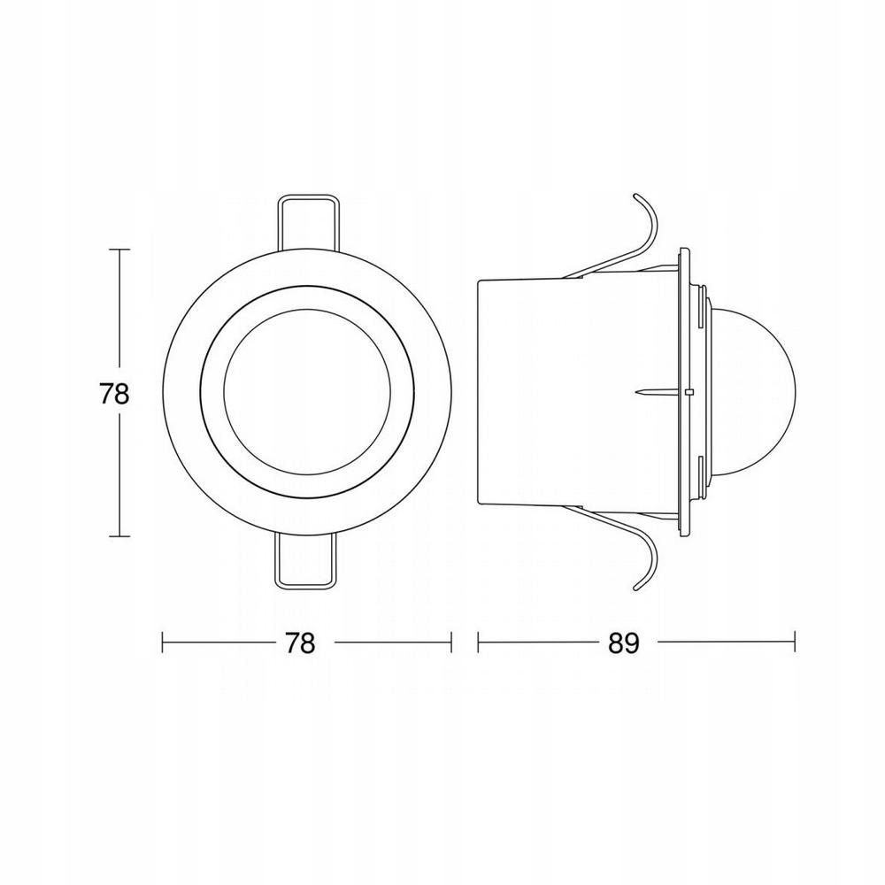 Steinel Czujnik ruchu IS 360-1 DE Biały 360° 48h