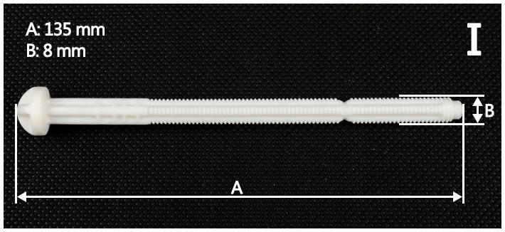 GEBERIT Zestaw popychaczy i bolców dystansowych Delta