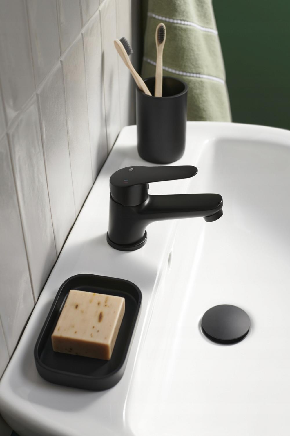 Bateria umywalkowa stojąca ARMATURA KRAKÓW TANZANIT 1-otw. mosiężna chrom