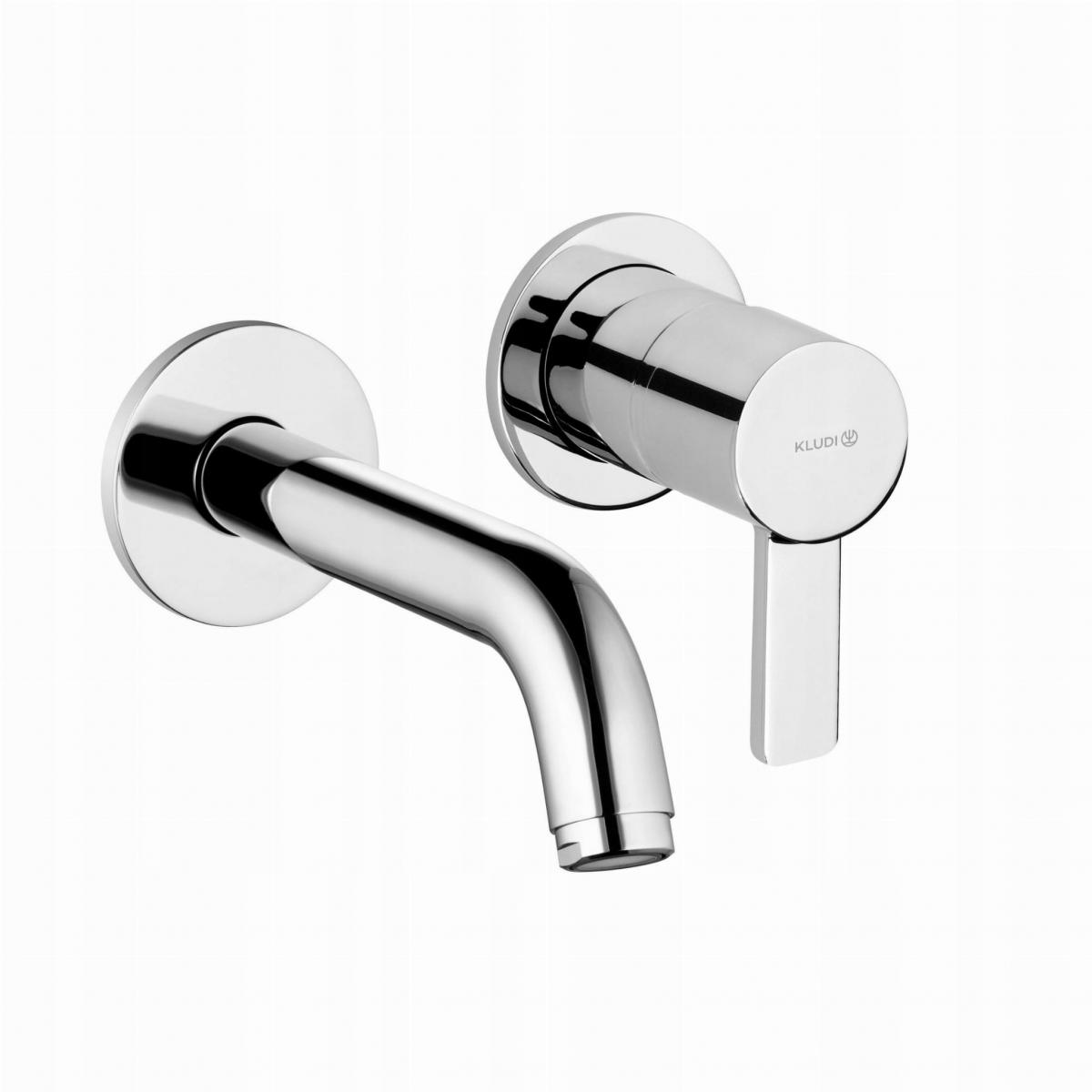 Bateria umywalkowa ścienna KLUDI ZENTA 2-otworowa do elementu podtynkowego