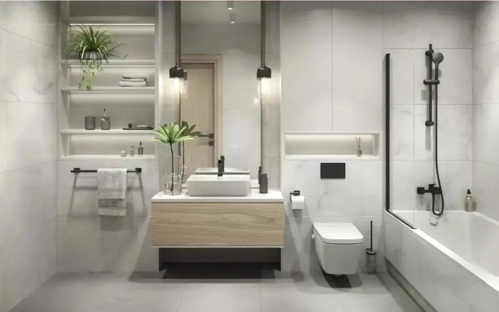 FERRO Bateria natryskowa VITTO VL bez zestawu natryskowego, czarna