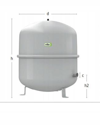 REFLEX Ciśnieniowe naczynie przeponowe do układów solarnych, grzew i chłod