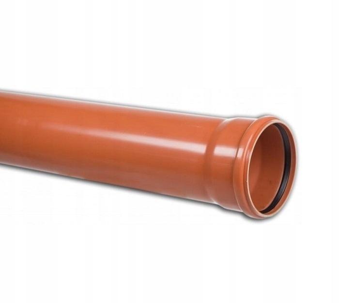 Rura kanalizacyjna zewnętrzna PVC 200X5.9X1000 SN8 KL.S ML (multilayer, spi