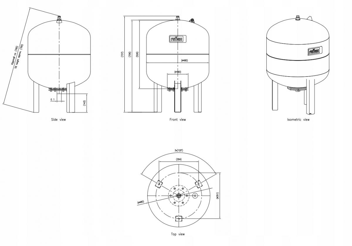 NACZYNIE REFIX DE-80