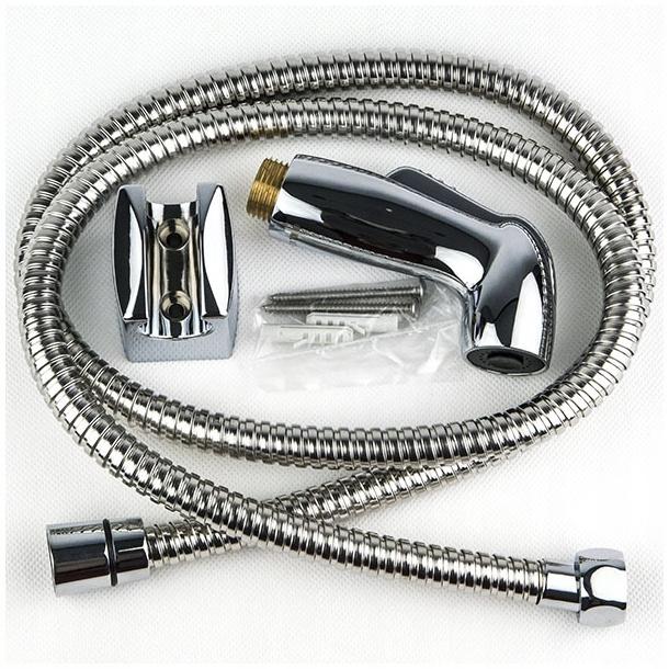 Zestaw prysznicowy higieniczny KLUDI BOZZ chrom + wąż natryskowy i uchwyt