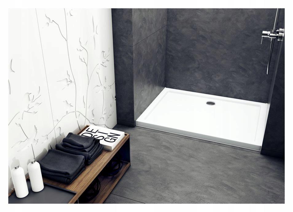 SCHEDPOL Brodzik akrylowy Caspar Standard Plus 80x80x5 cm kwadratowy