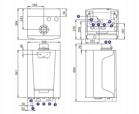 Kocioł gazowy kondensacyjny DE DIETRICH MCR3 evo 35T
