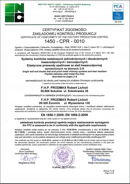 PRODMAX Rura Stalflex fi 130mm
