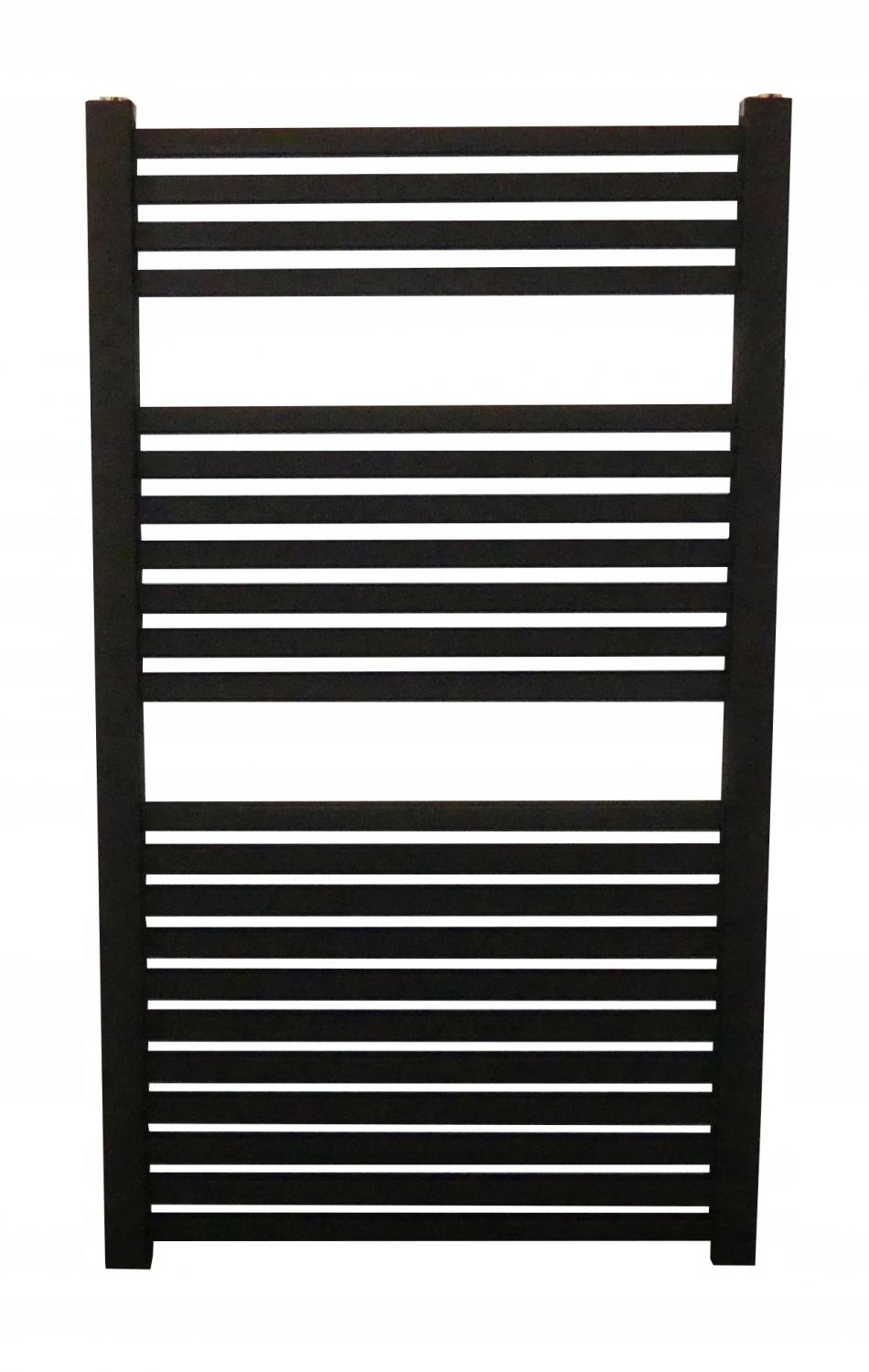 Grzejnik łazienkowy pionowy VITALLE MONZA ARE 70/55 353 W 700x550x75 czarny