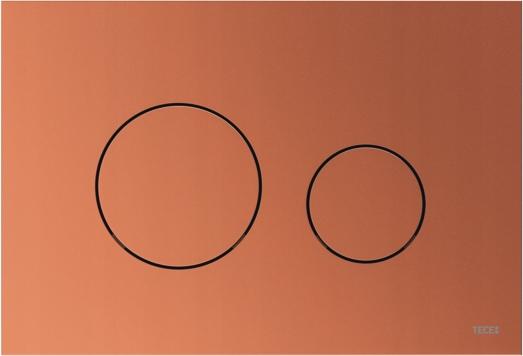 Przycisk spłukujący TECE loop do WC tworzywo sztuczne czerw brąz metaliczny