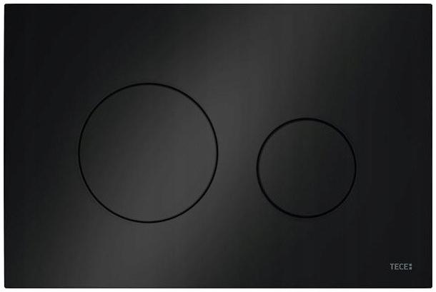 Przycisk spłukujący TECE loop podwójny do WC z tworz sztucz czarny połysk