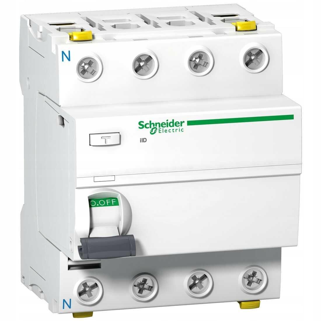 Wyłącznik różnicowoprądowy iID-100-4-30-AC 100A 4-biegunowy 30mA typ AC