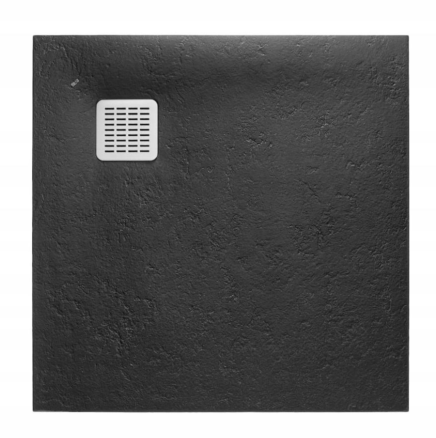 Brodzik prysznicowy kompozyt STONEX kwadrat 90x90x2.8cm TERRAN syfon