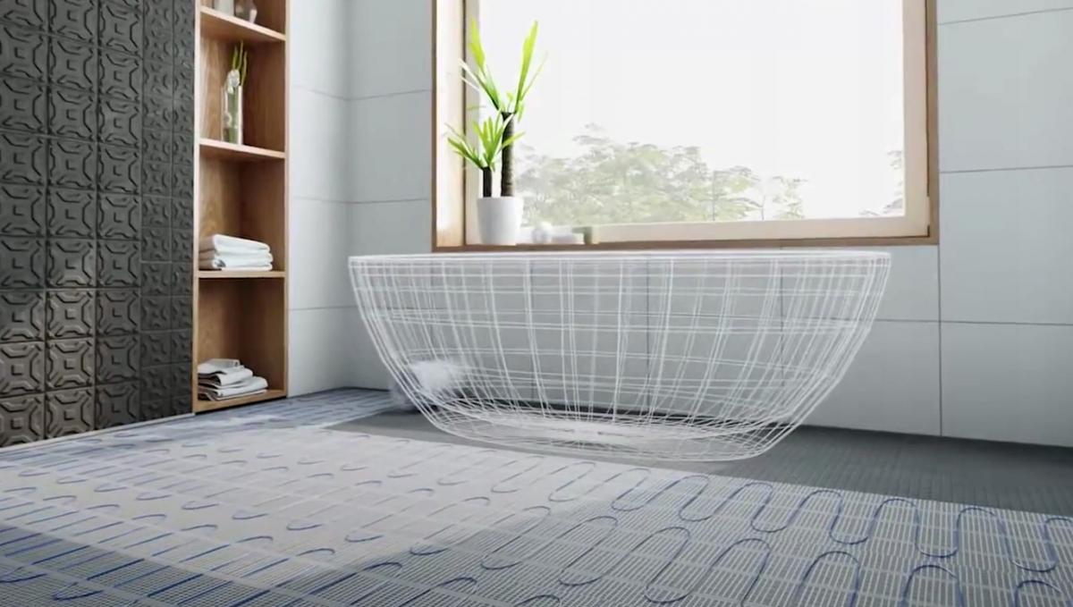 Zestaw maty grzewczej HD-mat 150 W/m2, szerokość 50 cm bez termostatu 4 m2