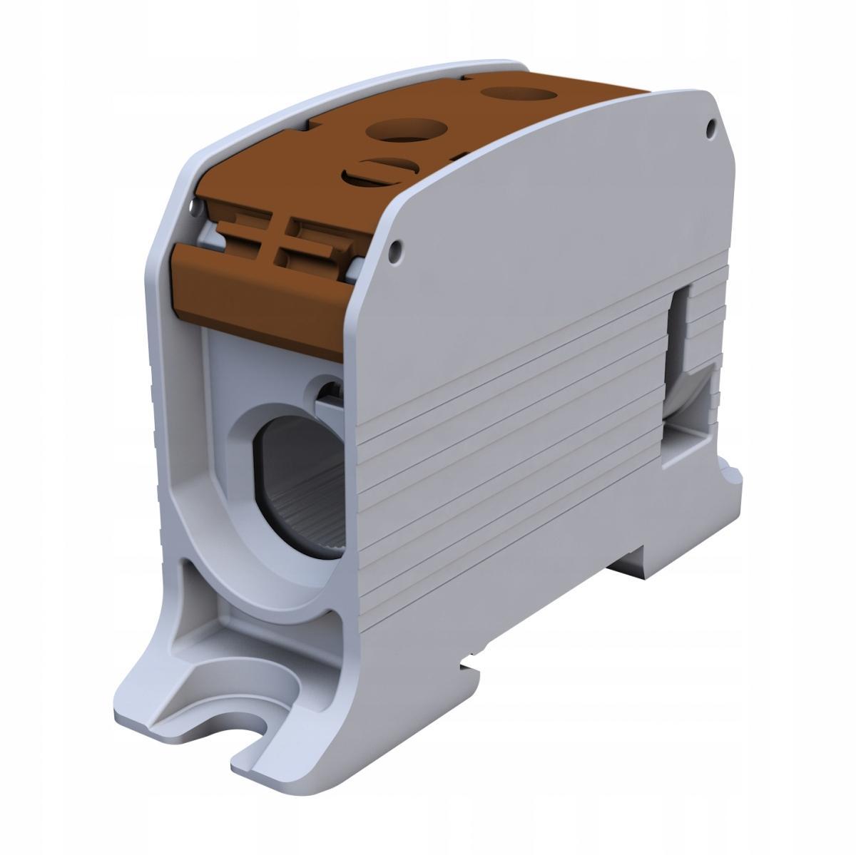 SIMET STB 95 Złączka szynowa gwintowa Al/Cu 87510 SIMBLOCK brązowy