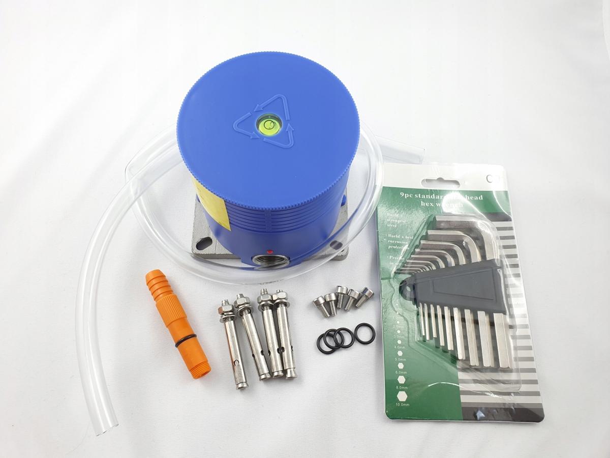 Bateria wannowa z natryskiem punktowym ARMATURA KRAKÓW SPARC BLACK czarna