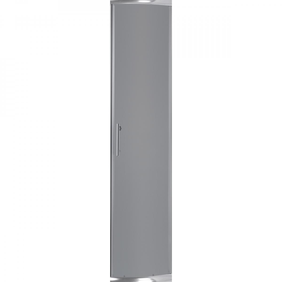 INVENA SZYBA DRZWIOWA DO KABINY MARBELLA SZKŁO GRAFIT 90X90