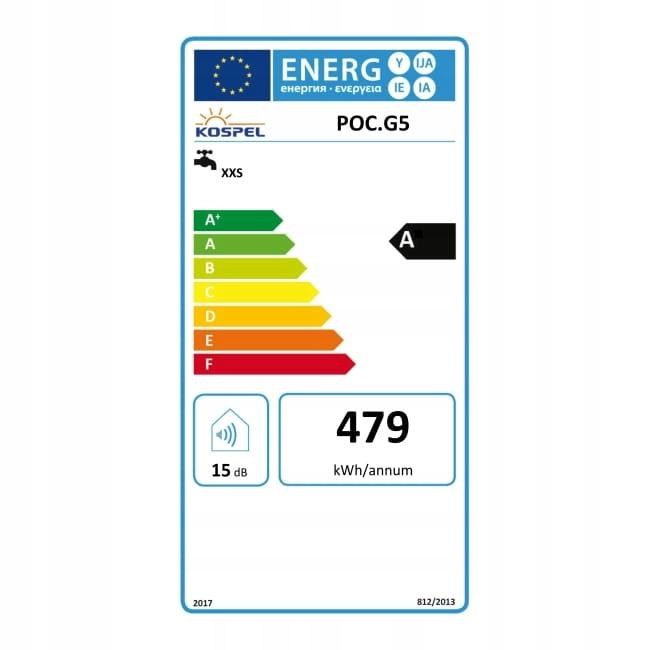 Podgrzewacz pojemnościowy KOSPEL LUNA G5L INOX elektryczny 48h