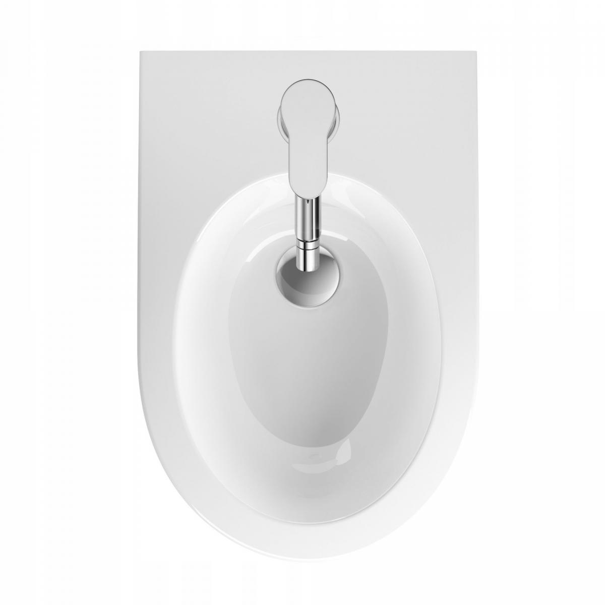 GEBERIT Bidet wiszący iCon ukryte mocowania 53 cm z przelewem