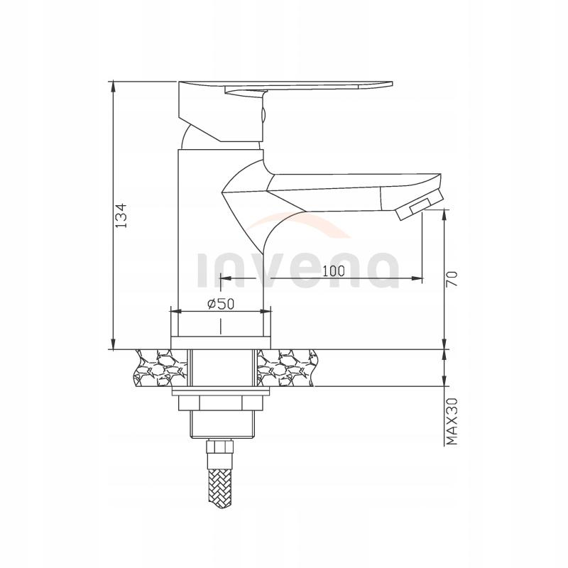 Bateria umywalkowa INVENA ESLA 48h
