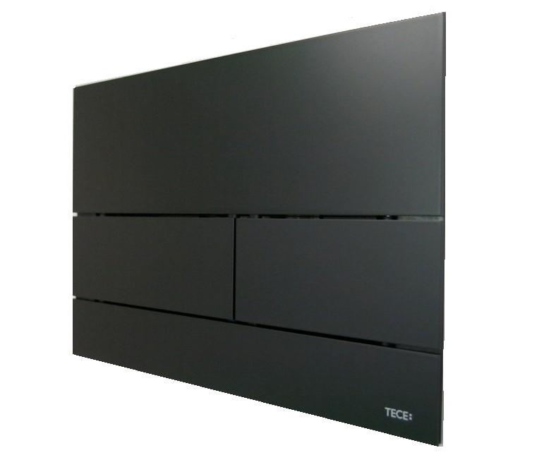Przycisk spłukujący TECE square II podwójny do WC z metalu czarny mat