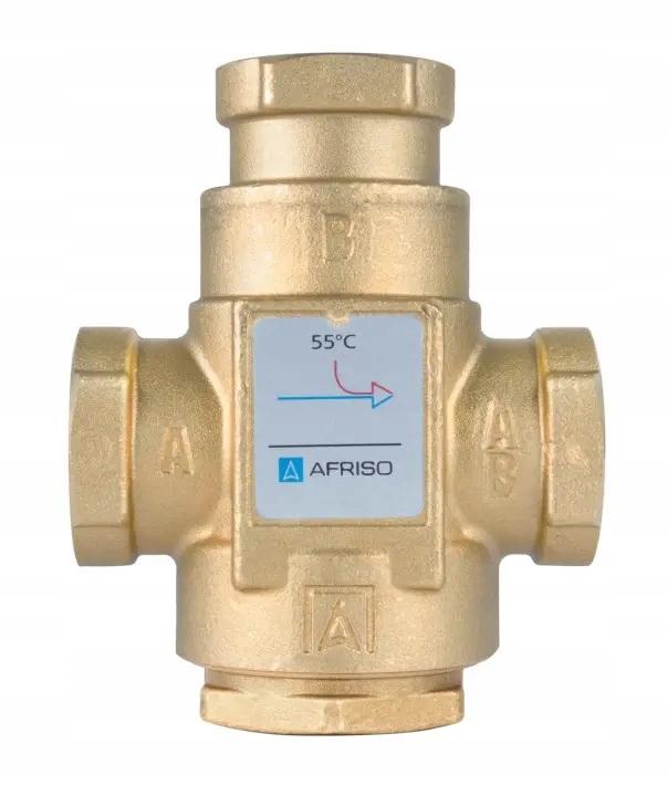 AFRISO Zawór temperaturowy ATV 335, DN25, Rp 1 cal, kvs 9, 55°C