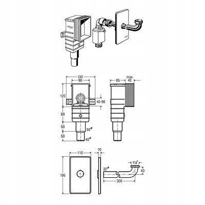 Syfon do umywalki podtynkowy VIEGA 5633.1PL Stary kod - v56331