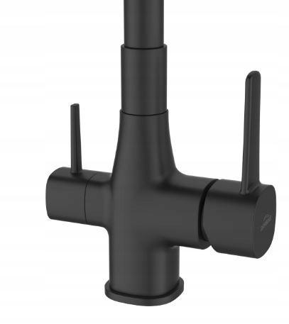 INVENA BATERIA ZLEWOZMYWAKOWA Z FILTREM GLAMOUR INVENA TREND, CZARNA