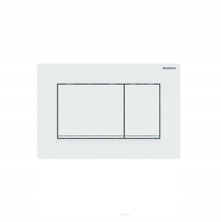 Przycisk uruchamiający GEBERIT Sigma20 ex Sigma30 prostokątny przedni biały