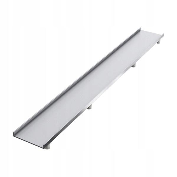 Odpływ liniowy Base-Low Standard Plus 60x8 prostokąt z mask do zab płytkami