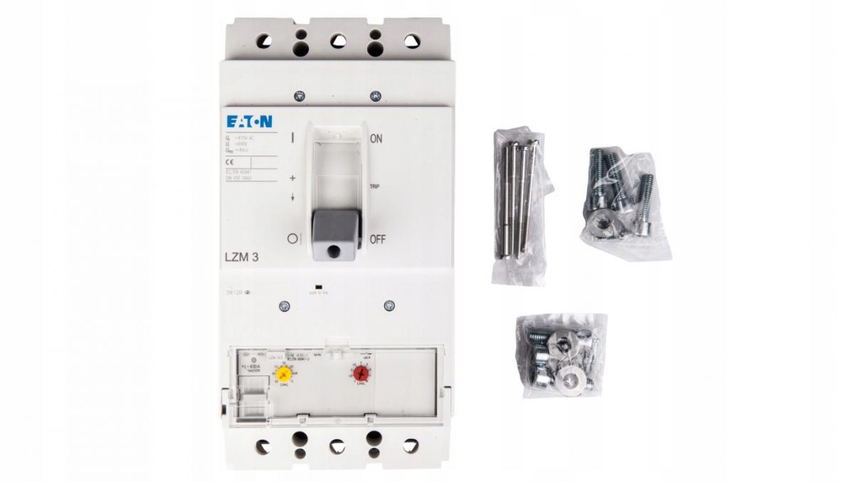 EATON Wyłącznik mocy LZM3, 3-biegunowy Ir=315-630A LZMN3-AE630-I