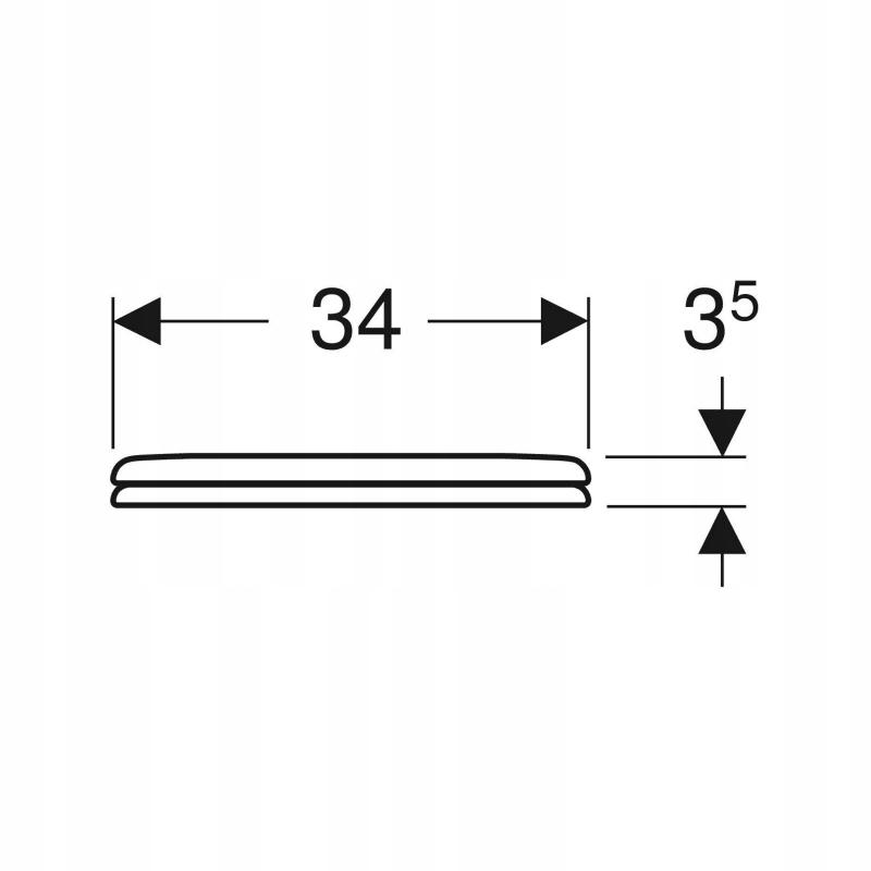 GEBERIT Deska sedesowa BAMBINI dla dzieci biała 573334000 48h